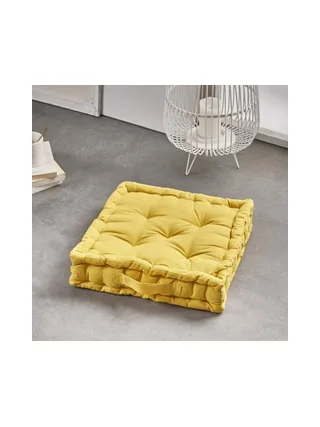 Coussin de Sol Jaune Today 40x40x10cm 2