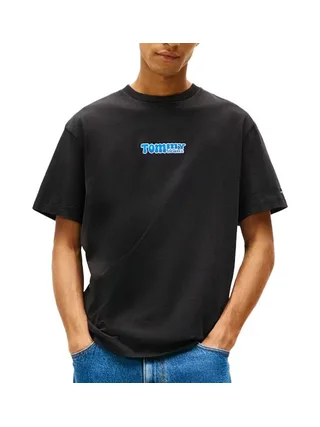 T-Shirt Noir Homme Tommy Hilfiger DM0DM22051 1