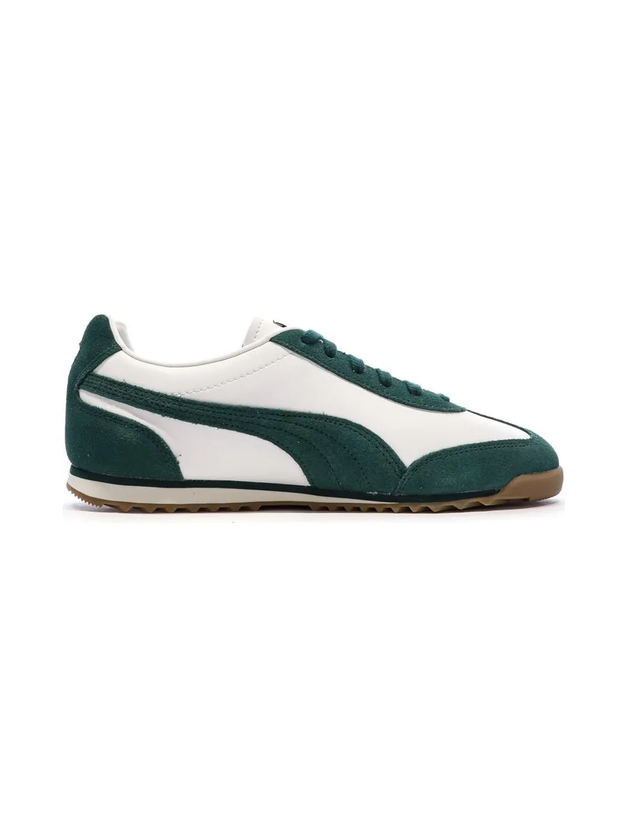 Baskets Blanches/Vertes Homme Puma Arizona Retro 3