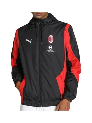 AC MILAN Veste D'avant Match Noir/Rouge Homme Puma 23/24 1