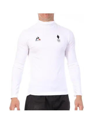 T-Shirt Manches Longues Blanc Homme Le Coq Sportif Autres 1