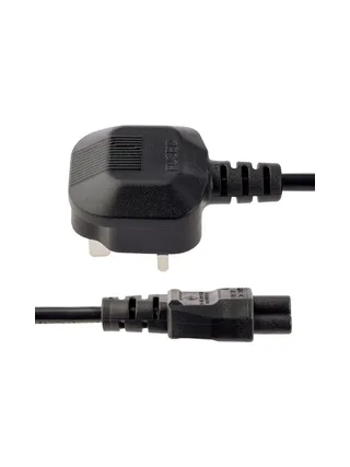 1m C5 UK Laptop Power Cord - BS-1363 3