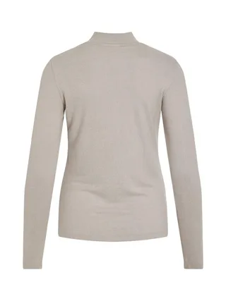 T-Shirt Manches Longues Beige Femme Vila Soline 2