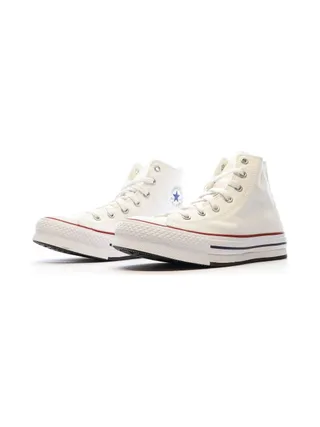 Baskets Blanches à Plateforme Femme Converse All Star High 6