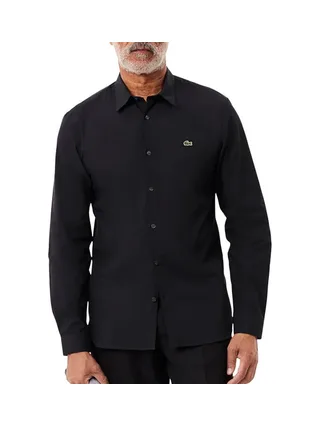 Chemise Noir Homme Lacoste Casual Male 1