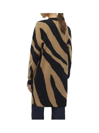 Gilet Long Noir/Camel Femme Vero Moda Nancy 2
