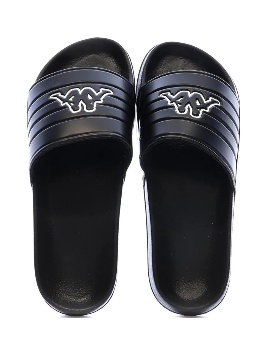 Claquettes Noires Homme Kappa Sarty 4