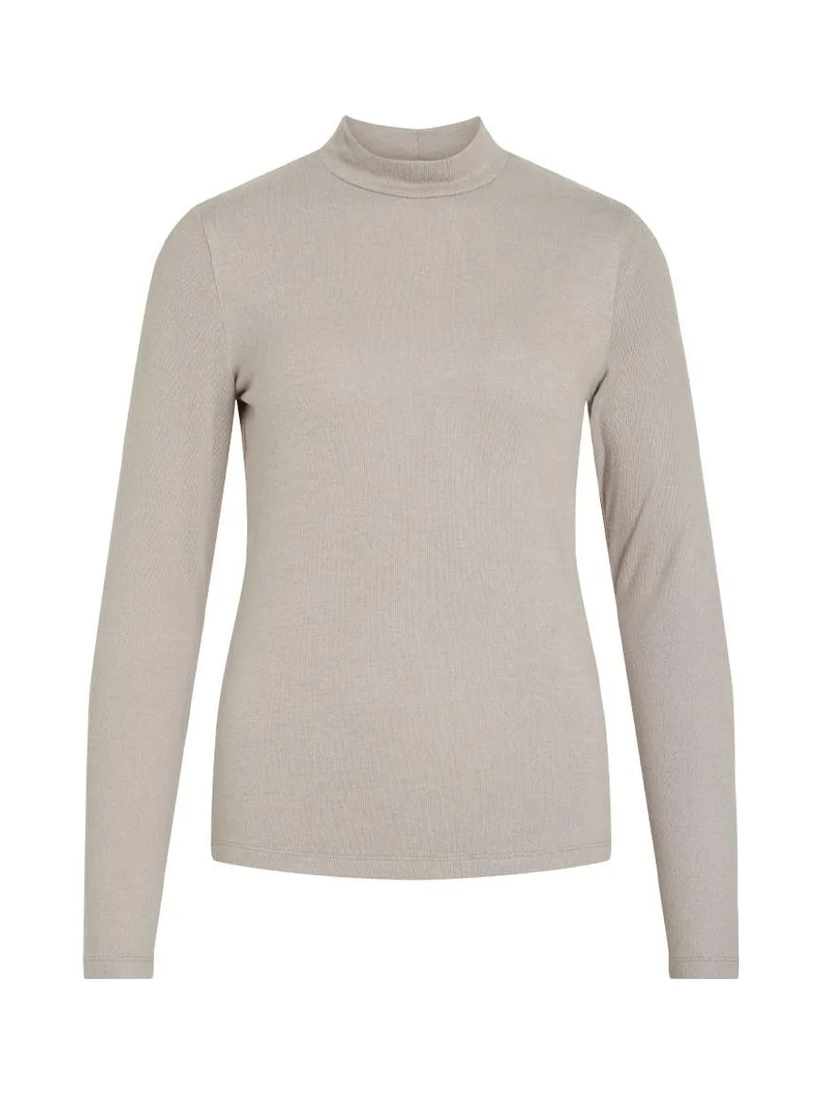 T-Shirt Manches Longues Beige Femme Vila Soline 2