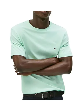T-Shirt Vert Homme Tommy Hilfiger Ess Seasonal 1