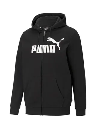 Sweat Zippé à Capuche Noir Homme Puma 586698 1