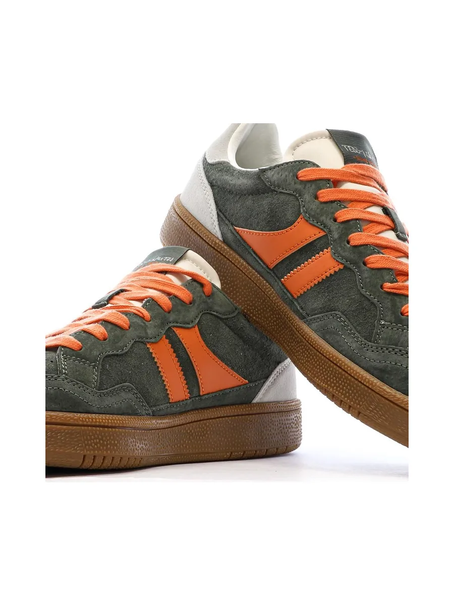 Baskets Kaki/Orange Homme Teddy Smith 120310 7