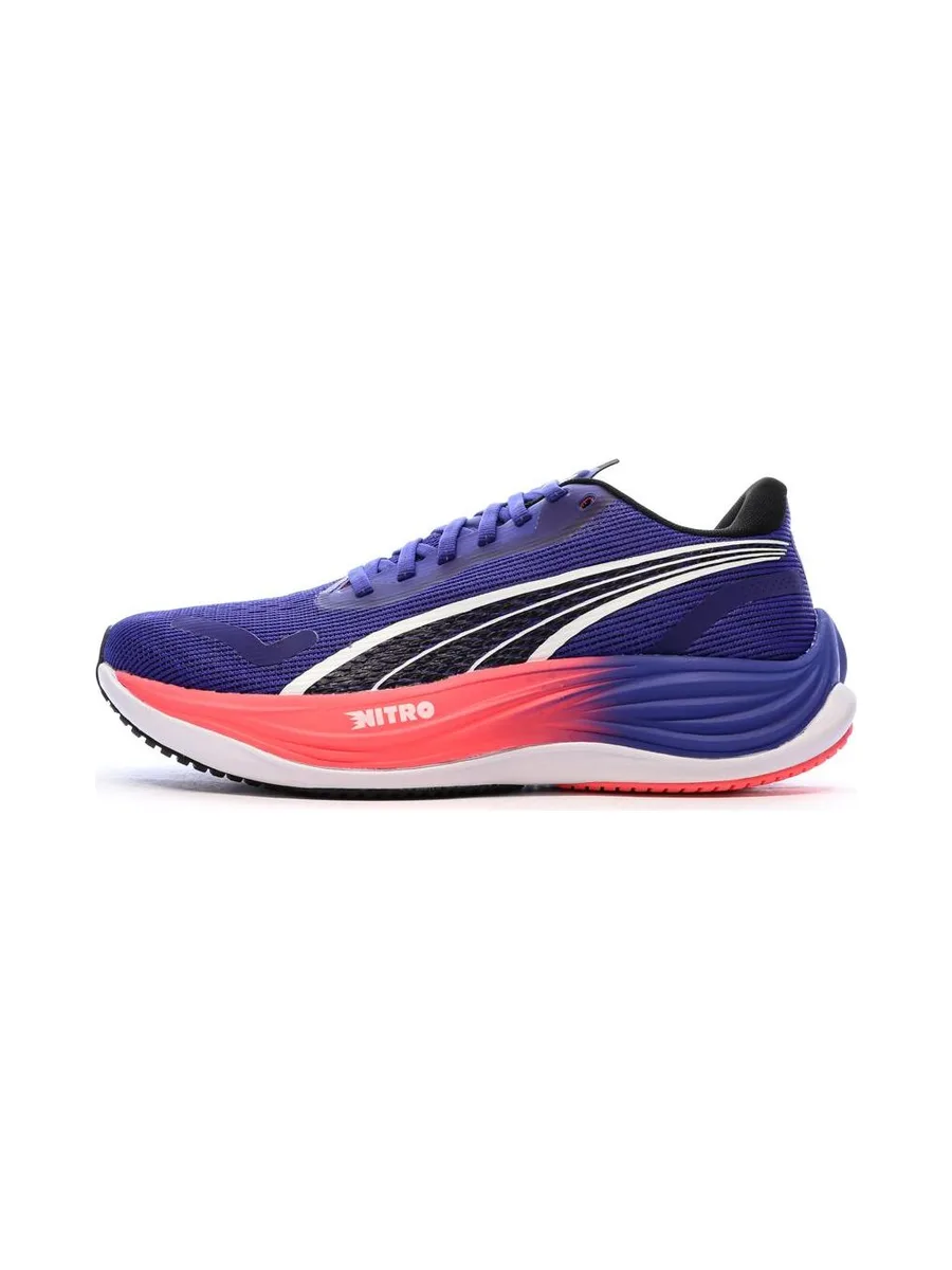 Chaussures de Running Bleu Femme Puma Velocity Nitro 3 2