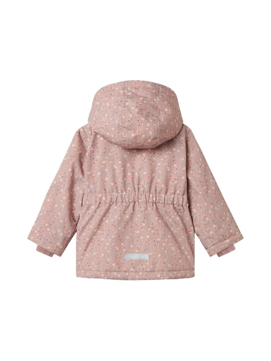 Blouson Rose Fille Name it Fleurs 3