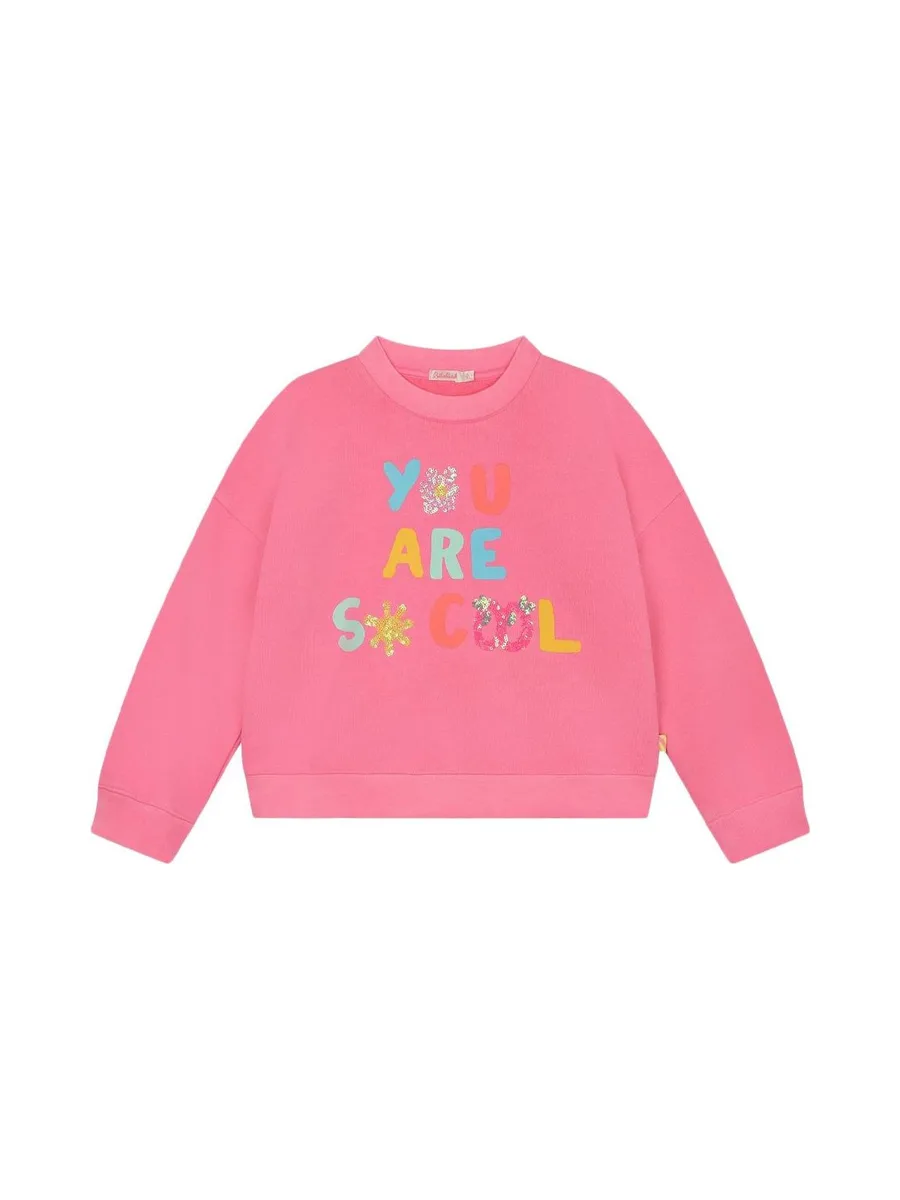 Sweat Rose Fille Billieblush U20097 1