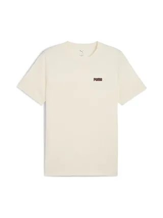 T-Shirt Beige Homme Puma Color 1
