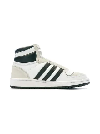 Baskets Blanche/Gris Homme Adidas Top Ten 2