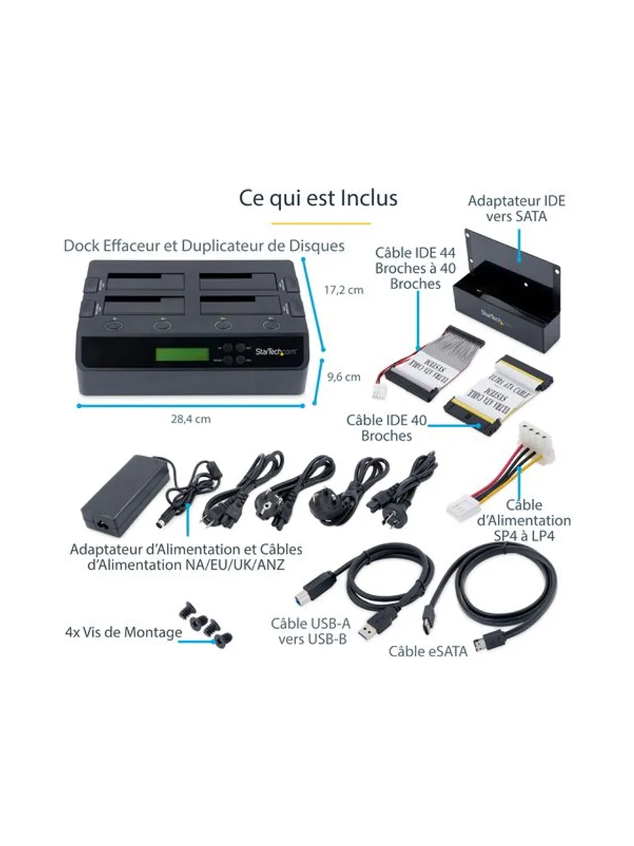 StarTech.com SATDOCK4U3RE media duplicator 11