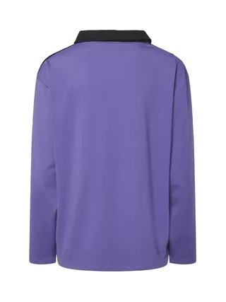 Polo Violet/Noir Femme Pieces Feng 2