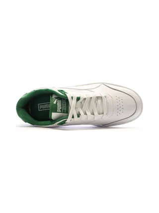 Baskets Blanches/Vertes Homme Puma Doublecourt03 4
