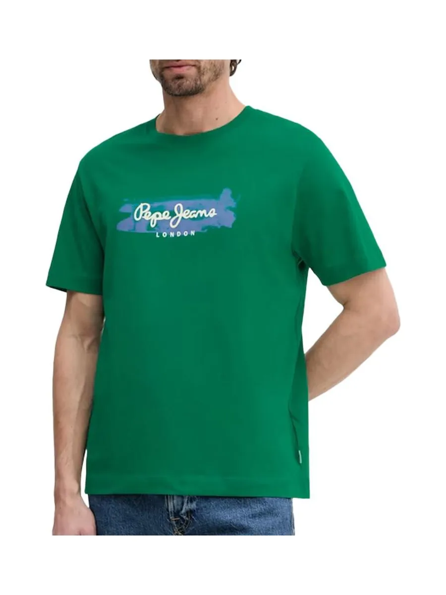 T-shirt Vert Homme Pepe jeans Picthon 2