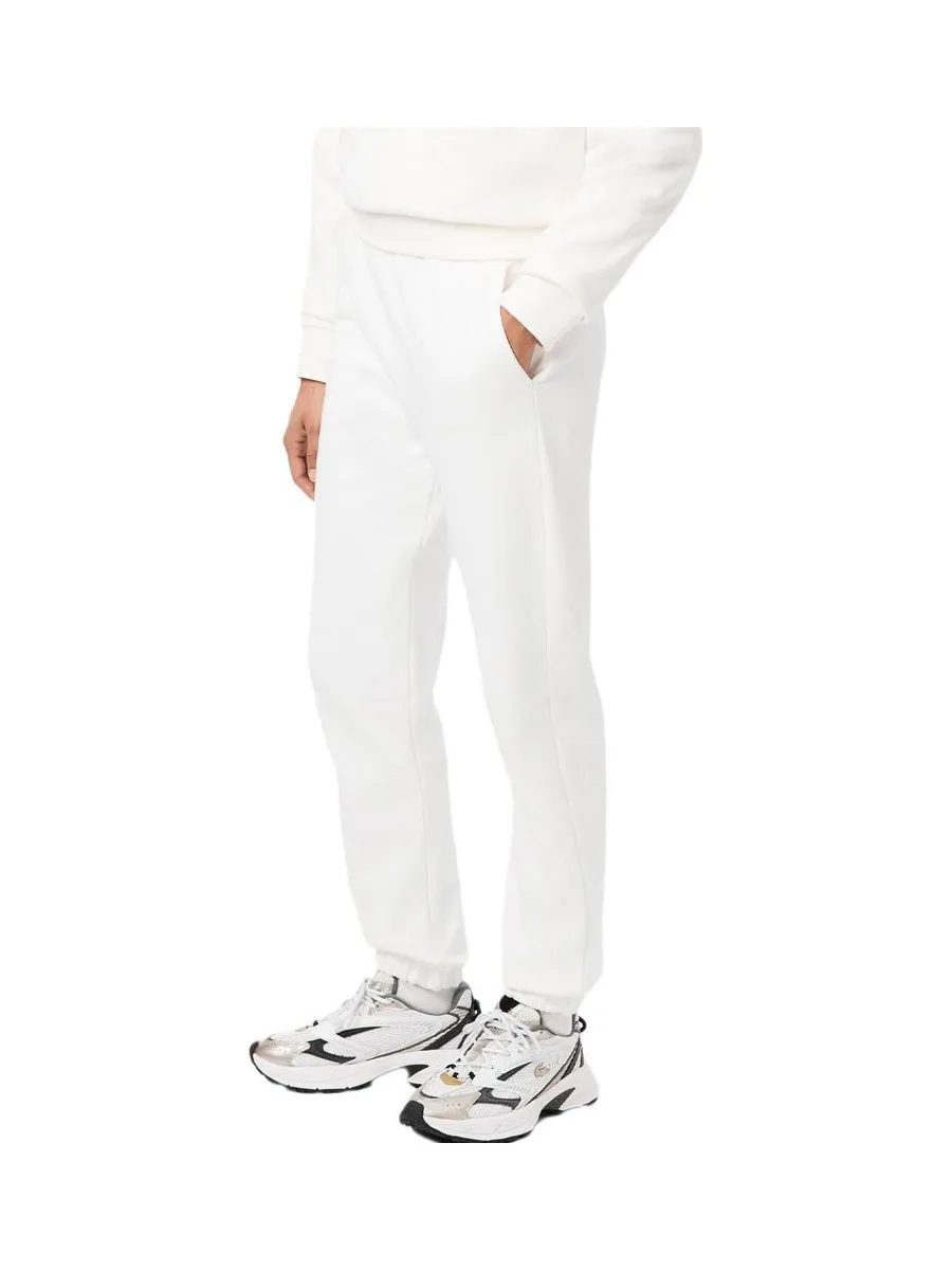 Jogging Blanc Femme Lacoste Fleece 2
