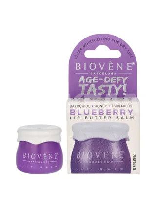 Biovene Age-Defy Tasty! Blueberry Lip Butter Balm 8g 1