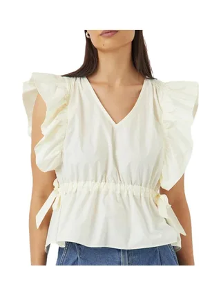 Blouse Blanc Femme YAS 26037290 1