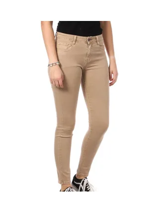 Jean Skinny Push Up Beige Femme My Tina's 260 1