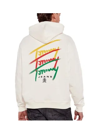 Sweat Blanc Homme Tommy Hilfiger DM0DM21372 2