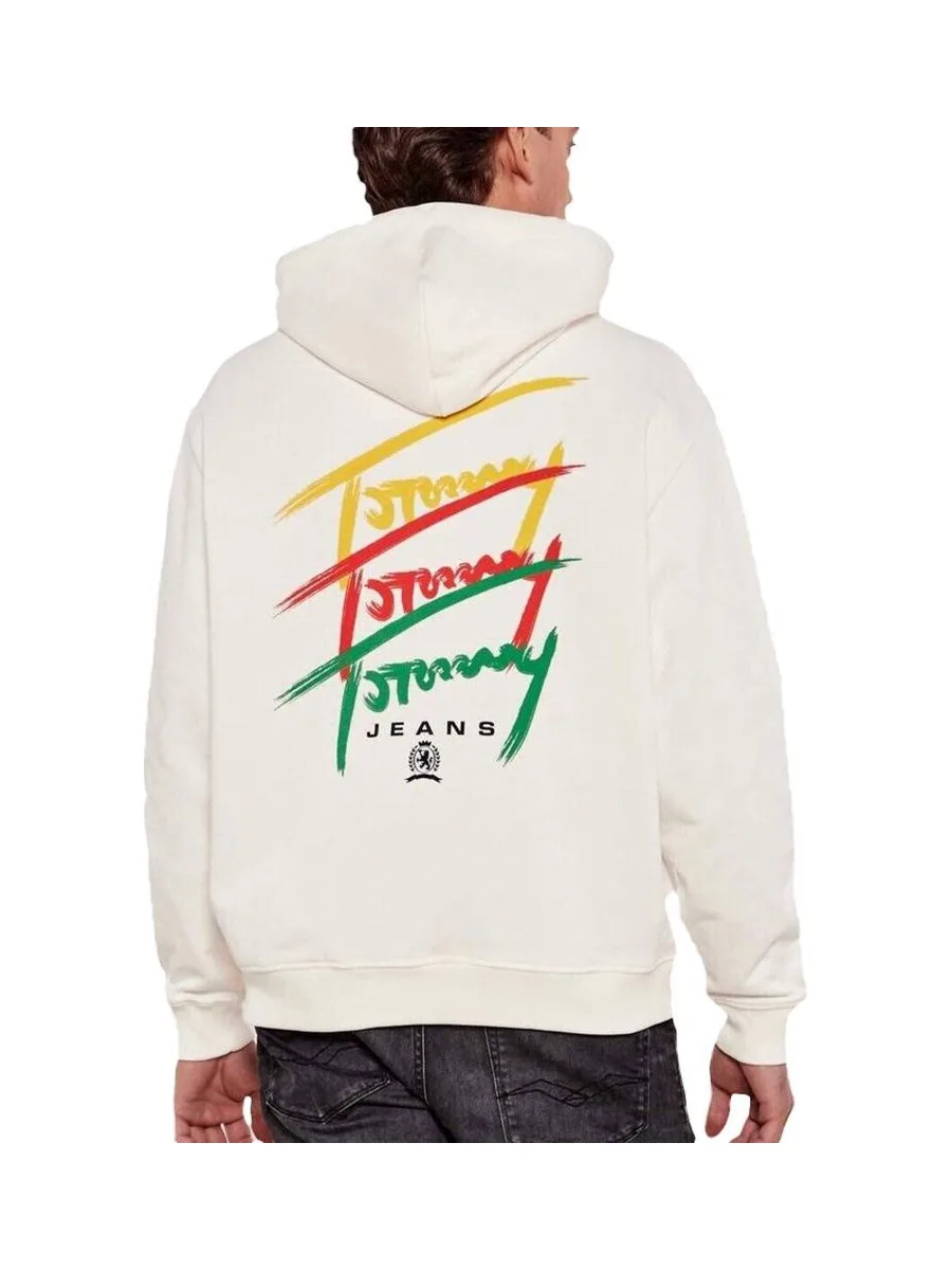 Sweat Blanc Homme Tommy Hilfiger DM0DM21372 2