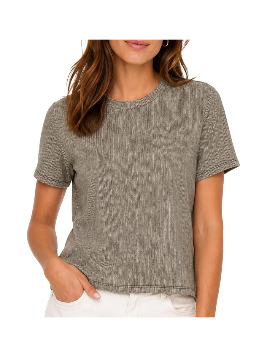 Top Gris Femme Vero Moda Jenny Ss Baby 2