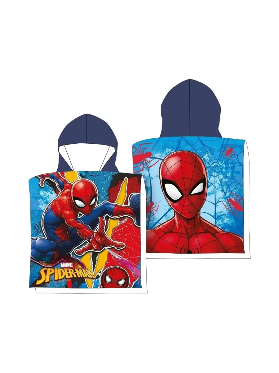 Poncho Bleu/Jaune Sport Zone Spiderman 2