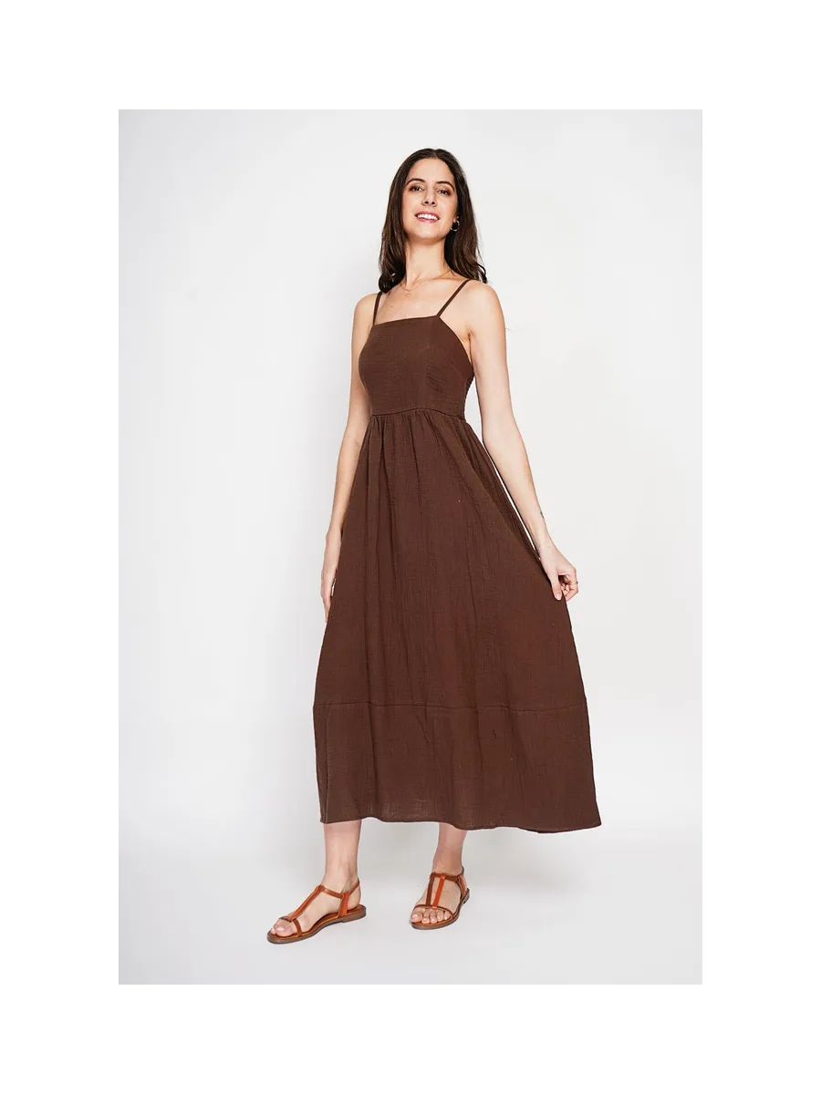 Robe Longue d'Été à Bretelles réglable 5