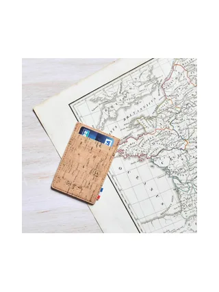 GAB - Porte-cartes vertical en liège - Naturel 44
