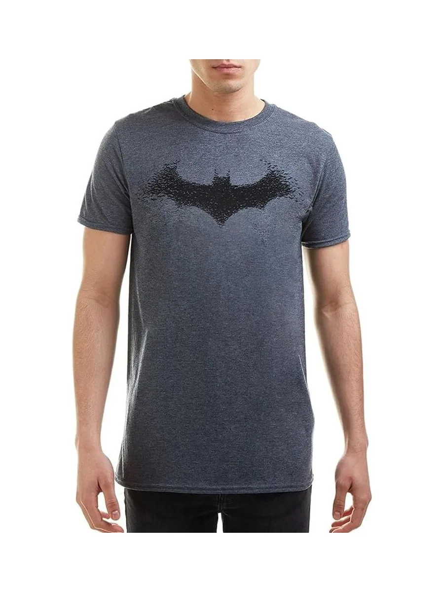 T-Shirt Gris Foncé Homme Dc Comics Batman 2