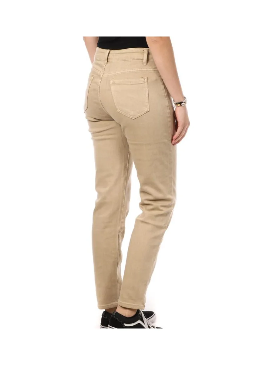 Jean Mom Fit Beige Femme My Tina's 270 3