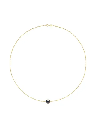 Collier Véritable Perle de Tahiti Ronde 8-9 mm — Or Jaune 375 Millièmes — 42 cm 2