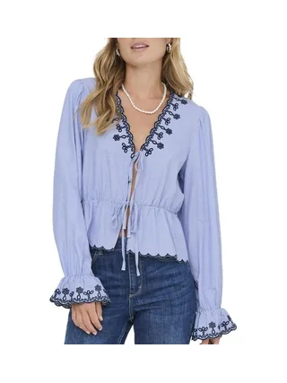 Blouse Blanche/Blanc JDY Savannah 1