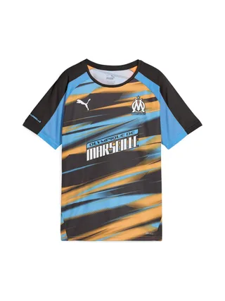 Maillot de Football Bleu/Orange Mixte Puma Om Faster 1