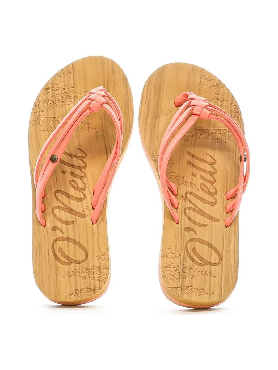 Tongs Rose/Marron Fille O'Neill Ditsy 4