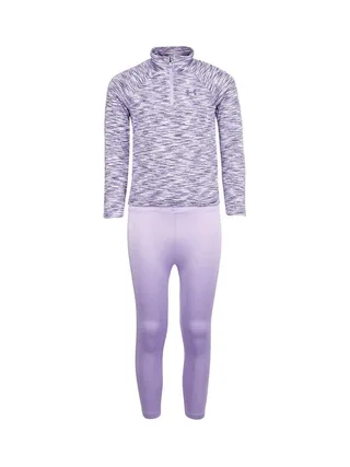 Ensembles Violet Fille Under Armour 1/4 Zip Legging 3
