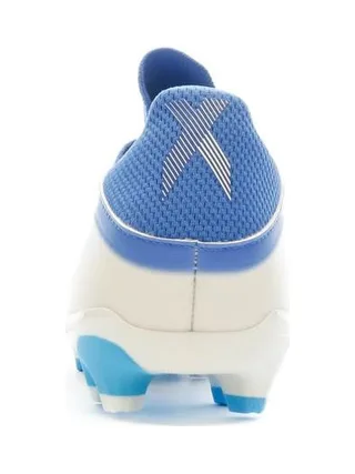 Chaussures de Football Blanche/Bleu Mixte Adidas X Speedflow.2 3