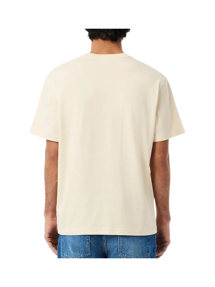 T-shirt Écru Homme Lacoste TH73181 3