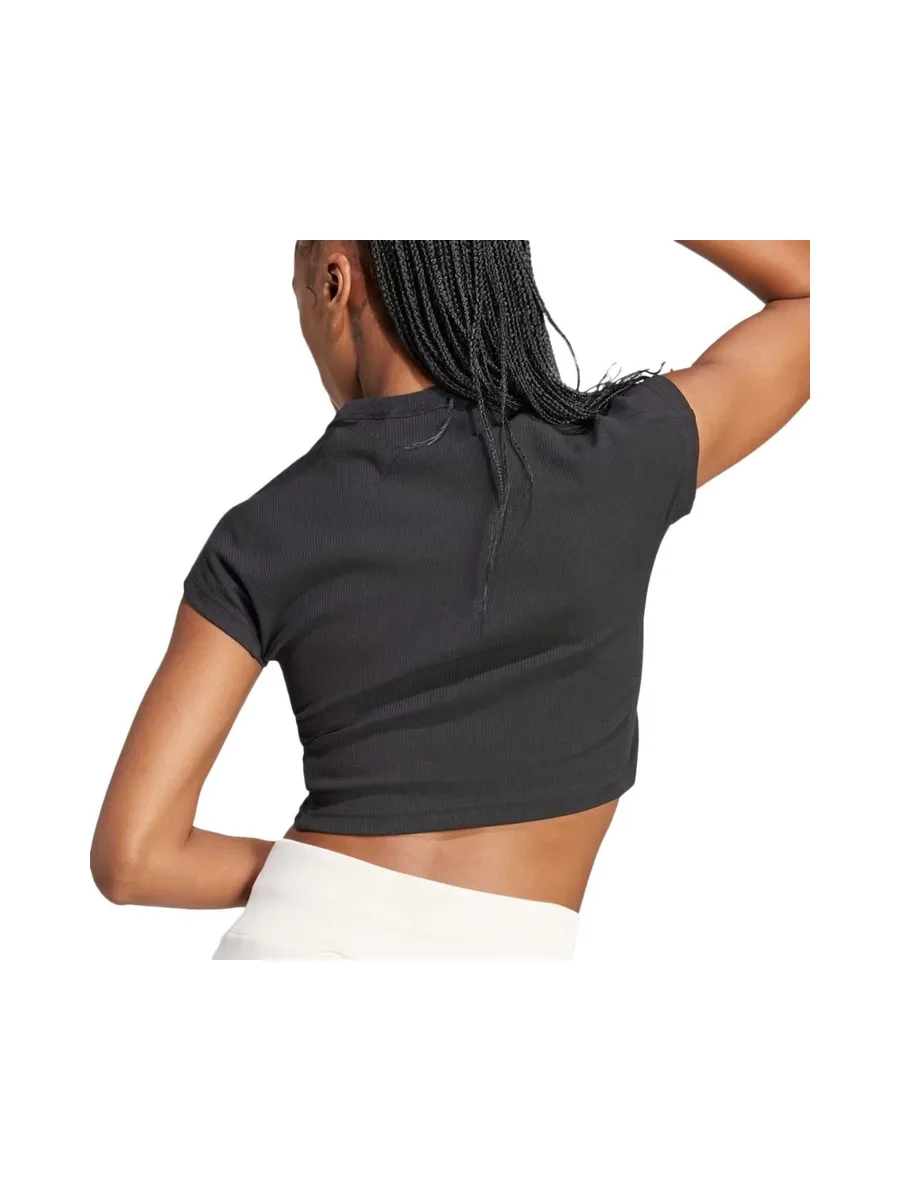 T-Shirt Noir Femme Adidas IT2547 2
