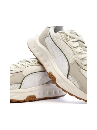 Baskets Beige/Blanc Femme Puma Wild Rider Futurism 6