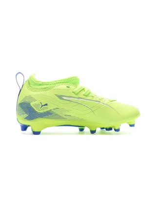 Chaussures de Foot Jaune Fluo Junior Puma Ultra 5 Match FG/AG 2