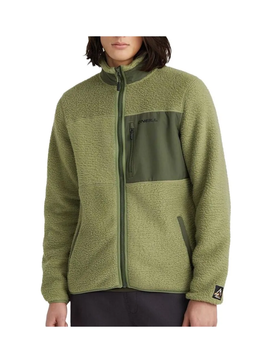 Veste Sherpa Vert Homme O'Neill High Pile Fleece 3