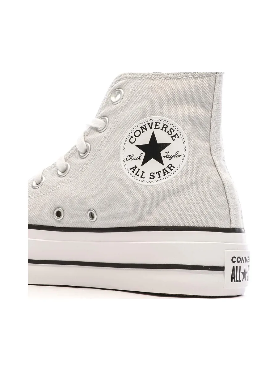 Baskets Grises Converse Femme Chuck Taylor All Star Lift 8