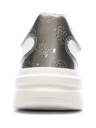 Baskets Blanches/Argent Femme Guess Elbina 3