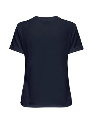 T-Shirt Marine Femme JDY Pensa 2